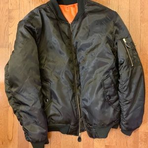 Men’s Black Bomber Jacket